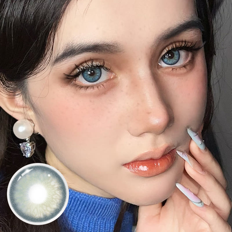 MYEYEBB Tyrande Blue Prescription Colored Contact Lenses - image 12