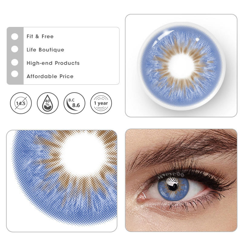 MYEYEBB Crush Blue Colored Contact Lenses - image 9
