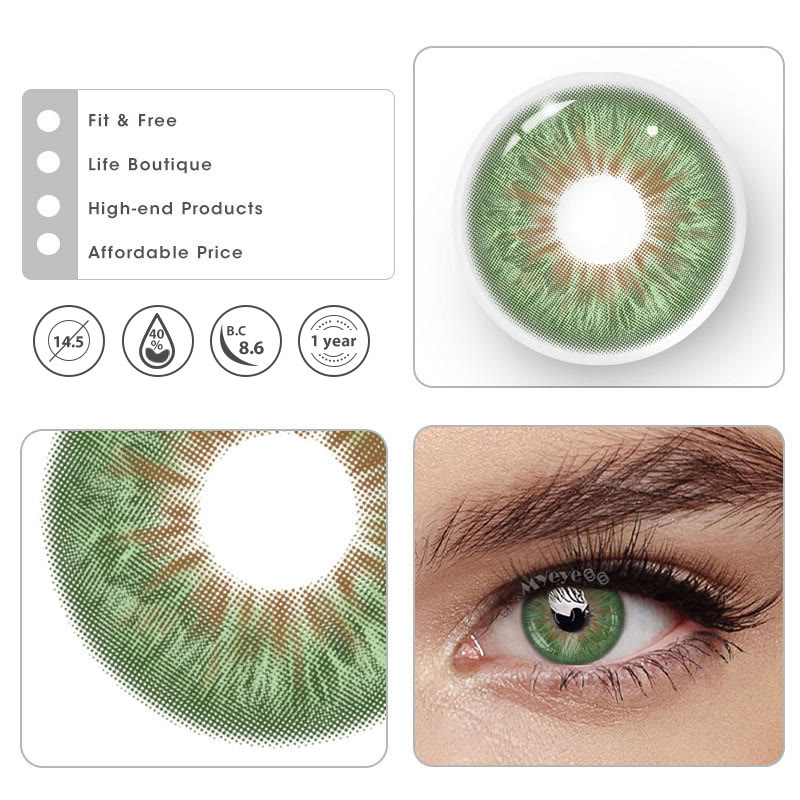 MYEYEBB Crush Green Prescription Colored Contact Lenses - image 9