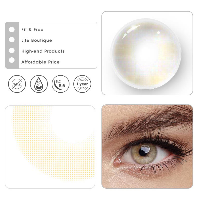 MYEYEBB Aurora Brown Prescription Colored Contact Lenses - image 8