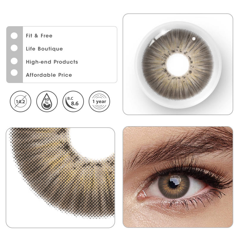 MYEYEBB New York III Brown Prescription Colored Contact Lenses - image 10