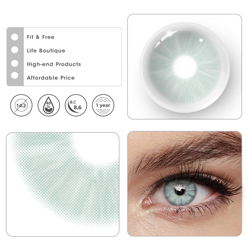 MYEYEBB Meta Green Prescription Colored Contact Lenses - image 10