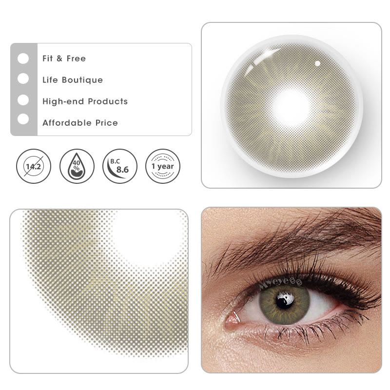 MYEYEBB Eros Grey Prescription Colored Contact Lenses - image 5