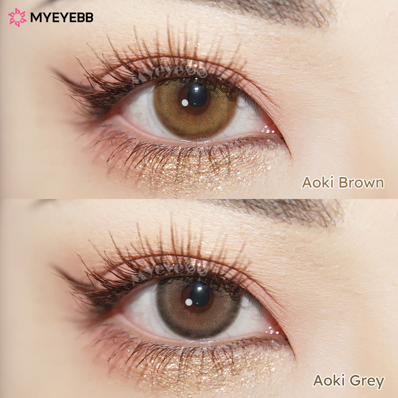 MYEYEBB Aoki Brown Colored Contact Lenses - image 8