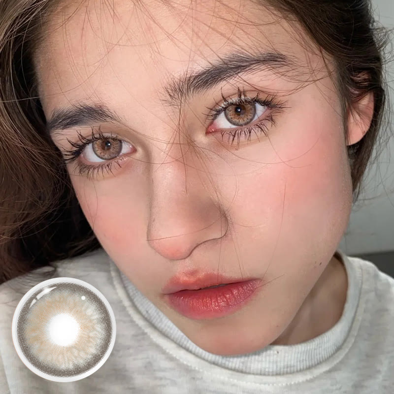 MYEYEBB Tyrande Brown Prescription Colored Contact Lenses - image 11