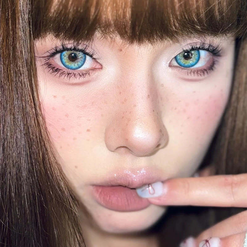 MYEYEBB Tyrande Blue Prescription Colored Contact Lenses - image 10