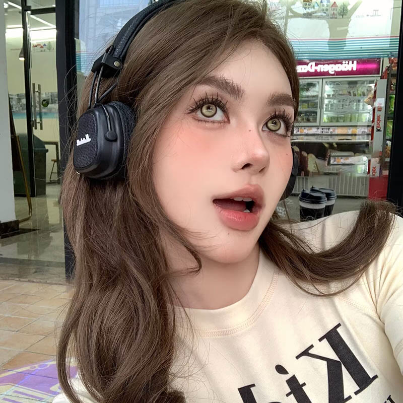 MYEYEBB Cyber Gold Brown Prescription Cosplay Colored Contact Lenses - image 6