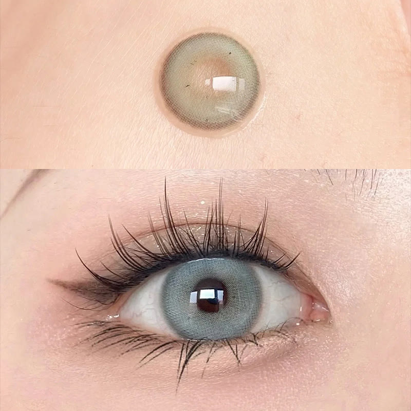 MYEYEBB Bubble Blue Prescription Colored Contact Lenses - image 2