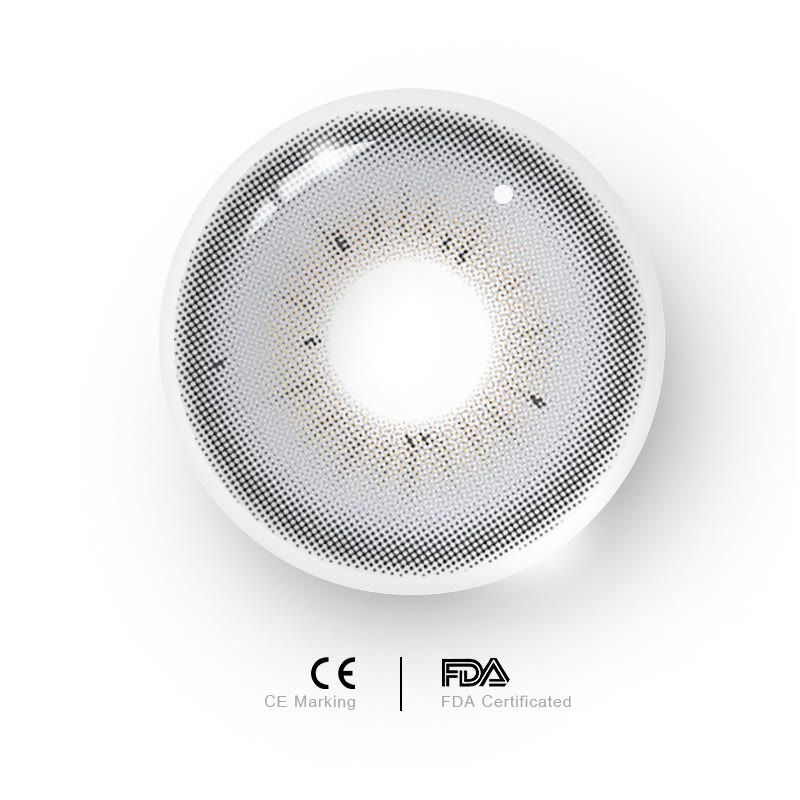 MYEYEBB Bubble Grey Prescription Colored Contact Lenses - image 12