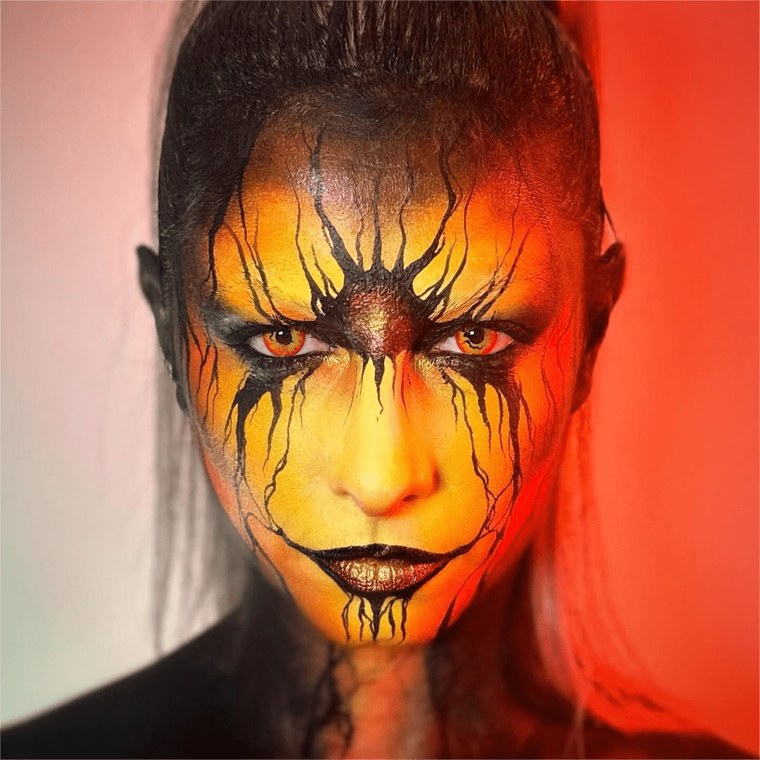 MYEYEBB Bloom Red Prescription Cosplay Colored Contact Lenses  - image 7