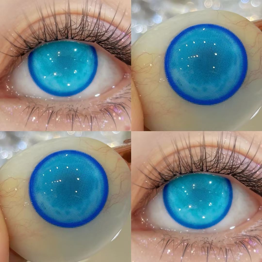 MYEYEBB Hatsune Miku Blue Prescription Cosplay Colored Contact Lenses  - image 3