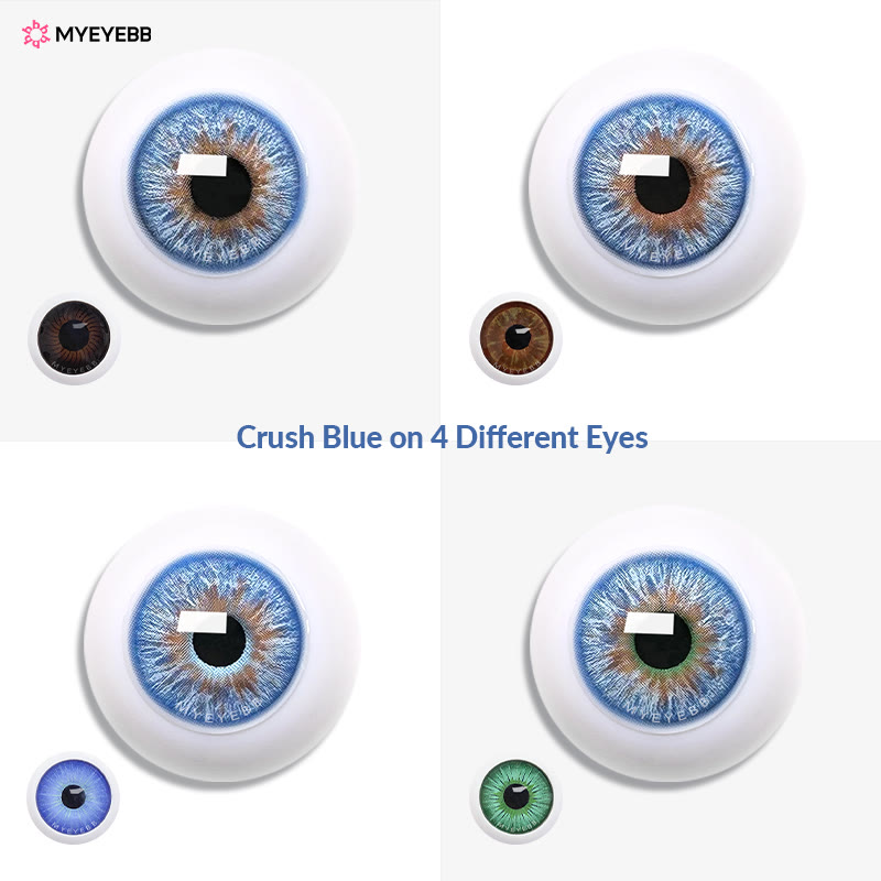 MYEYEBB Crush Blue Colored Contact Lenses - image 8