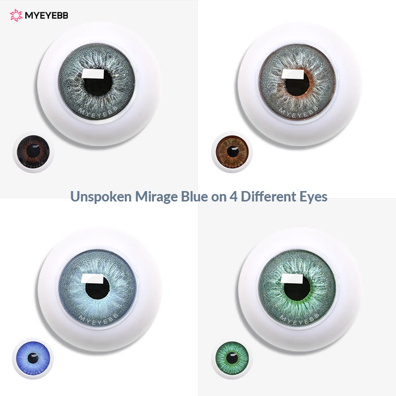 MYEYEBB Unspoken Mirage Blue Prescription Colored Contact Lenses - image 14