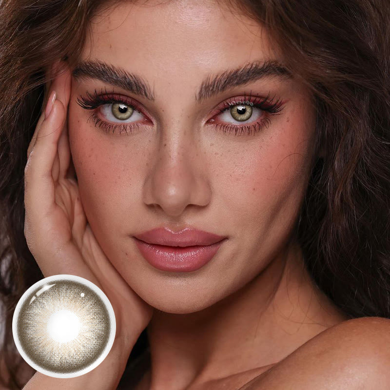 MYEYEBB Barbie Taylor Brown Prescription Colored Contact Lenses - image 2