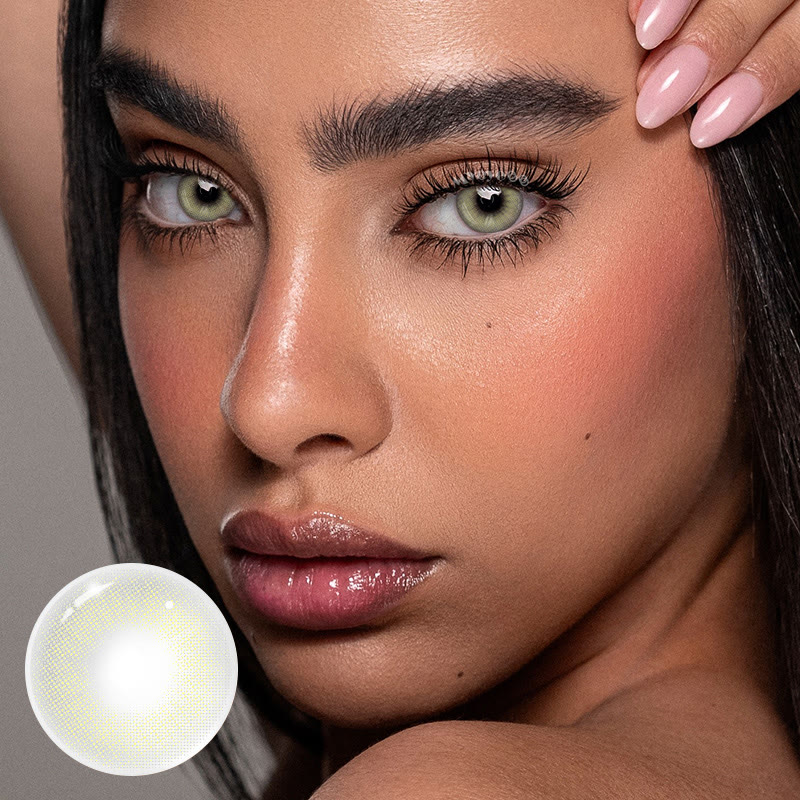 MYEYEBB Aurora Sky Grey Prescription Colored Contact Lenses - image 2