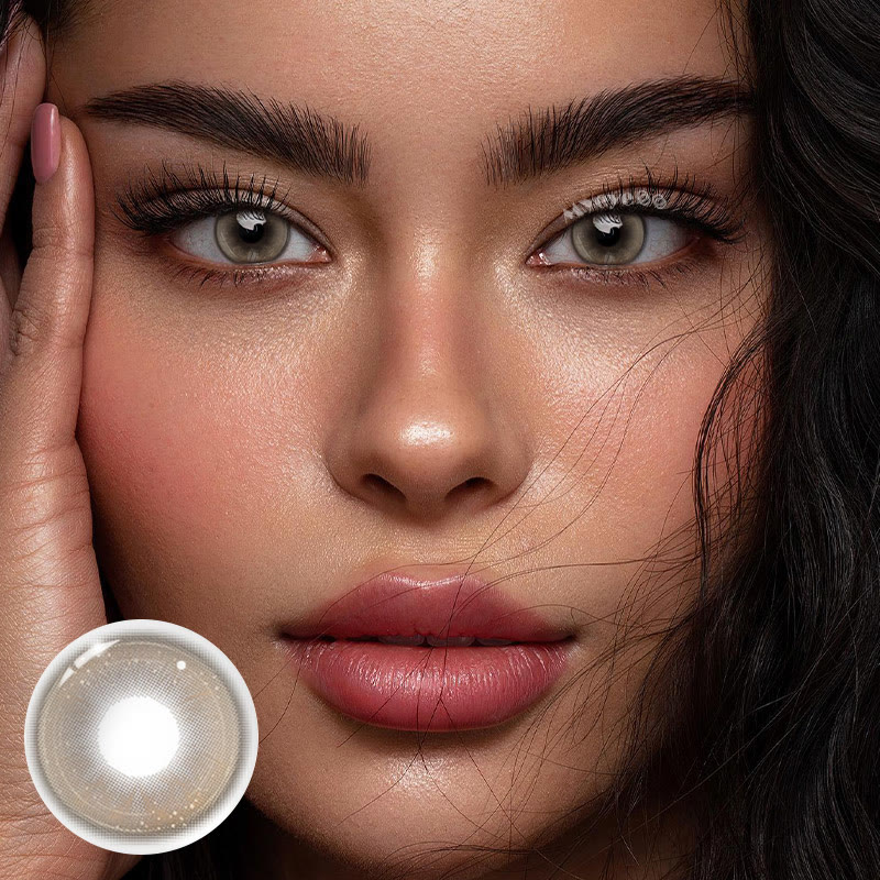 MYEYEBB Butterfly Brown Prescription Colored Contact Lenses - image 2