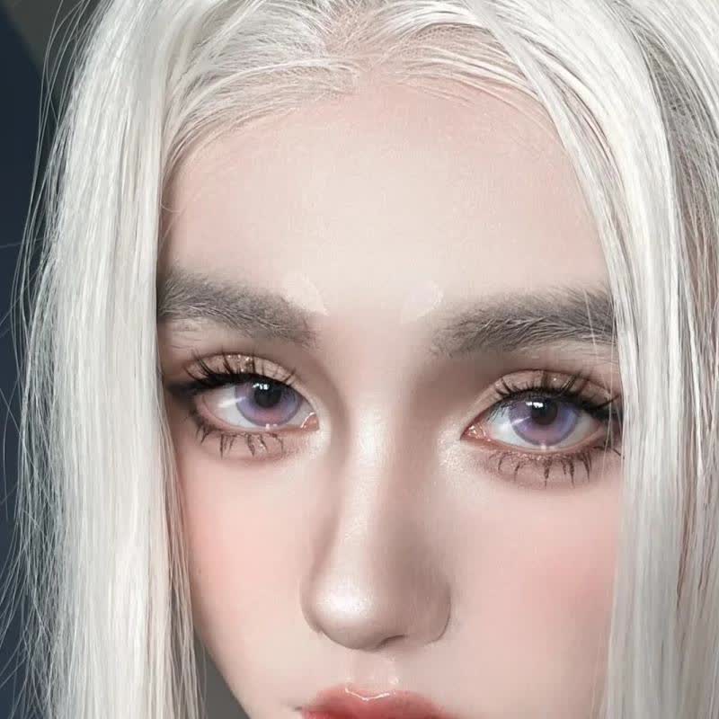 MYEYEBB Lunar Glitter Violet Prescription Colored Contact Lenses - image 3