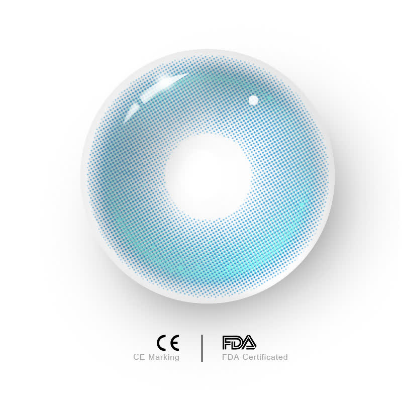 MYEYEBB Monaco Blue Prescription Colored Contact Lenses - image 5