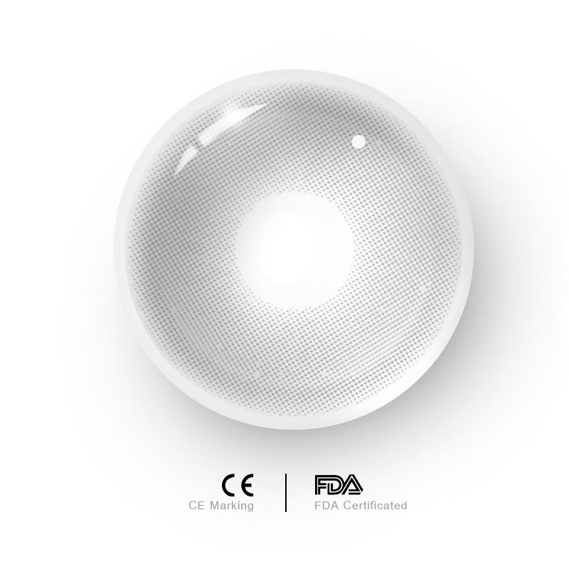 MYEYEBB Monaco Grey Prescription Colored Contact Lenses - image 5