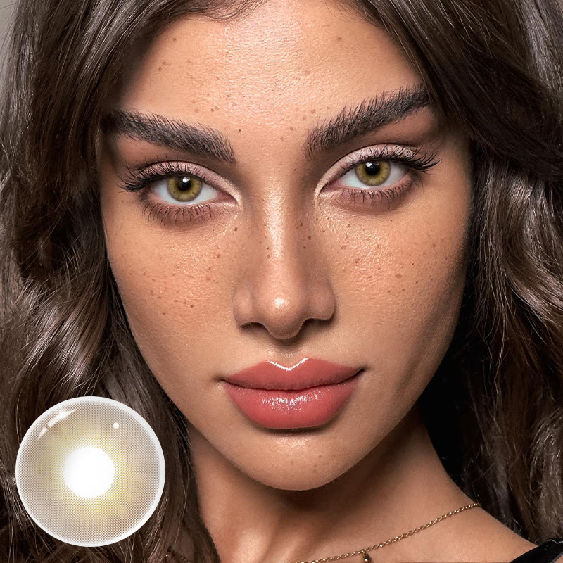 MYEYEBB Breeze Brown Prescription Colored Contact Lenses - image 2