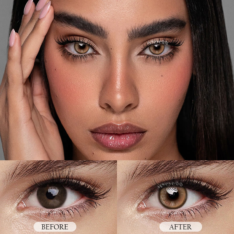 MYEYEBB Viva Brown Prescription Colored Contact Lenses - image 3