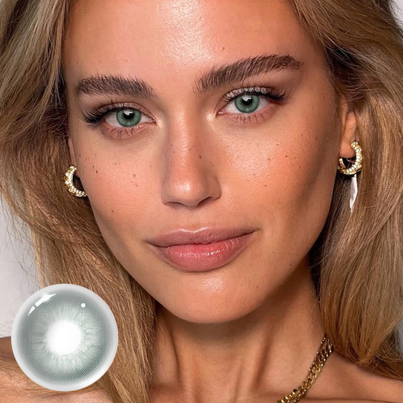 MYEYEBB Unspoken Mirage Green Prescription Colored Contact Lenses - image 2