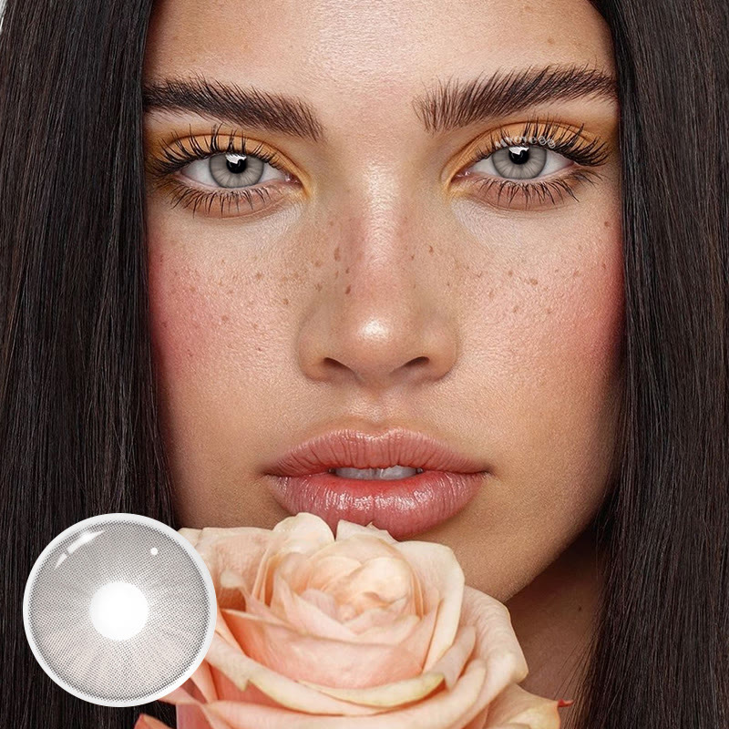 MYEYEBB Iceberg Grey Prescription Colored Contact Lenses - image 2