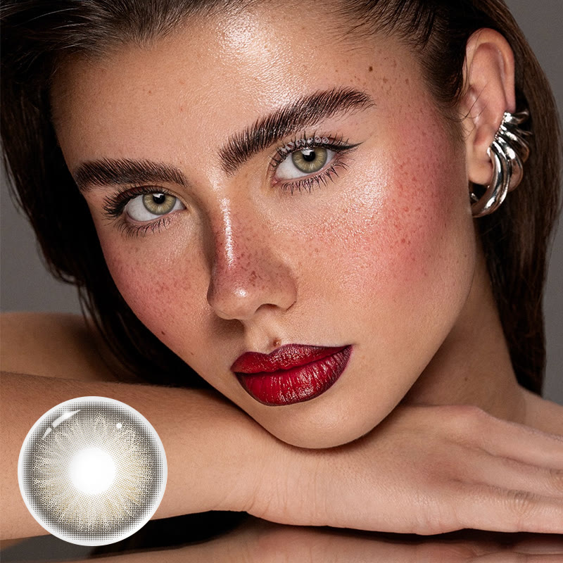 MYEYEBB Nude Iris Brown Prescription Colored Contact Lenses - image 2