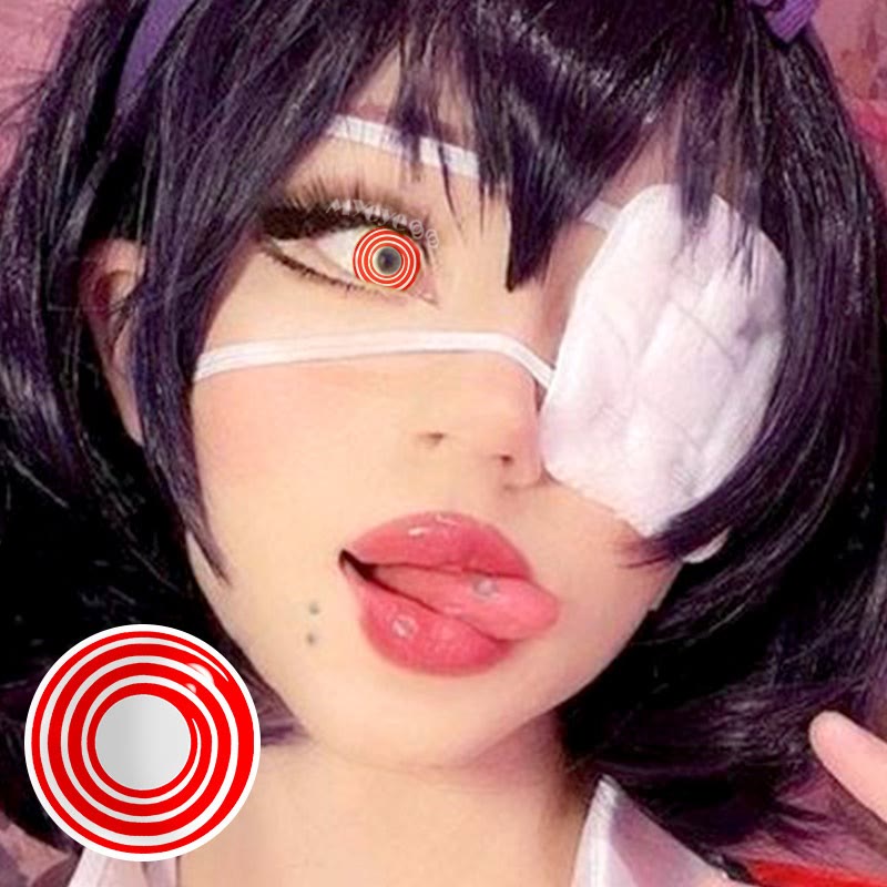 MYEYEBB Swirl Red Cosplay Farbige Kontaktlinsen - image 2