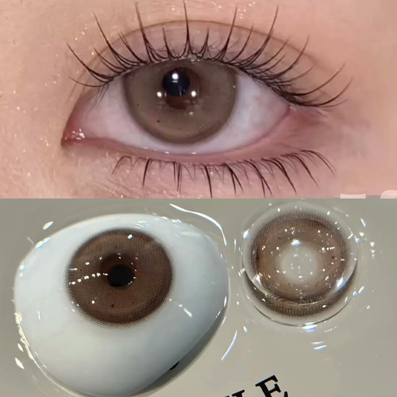 MYEYEBB Dusty Brown Prescrition Colored Contact Lenses | 6 Months - image 6