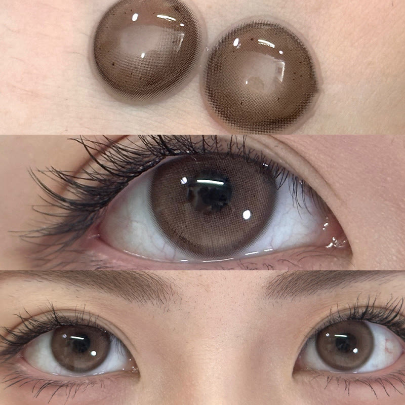 MYEYEBB Dusty Brown Prescrition Colored Contact Lenses | 6 Months - image 7