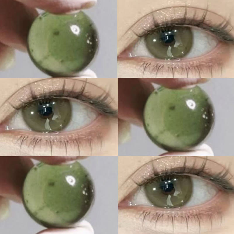 MYEYEBB Dusty Olive Prescrition Colored Contact Lenses | 6 Months - image 7
