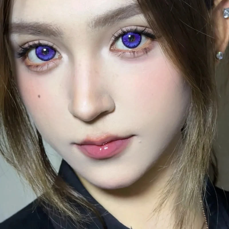 MYEYEBB Butterfly Petal Violet Prescription Colored Contact Lenses丨6 Months - image 5