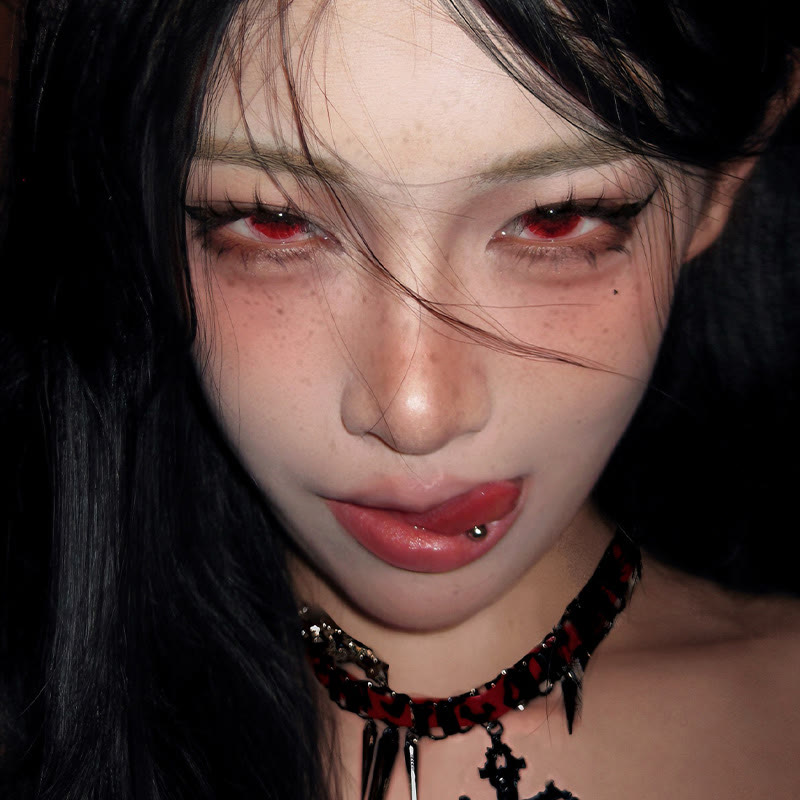 MYEYEBB Blood Eclipse Red Cosplay Colored Contact Lenses丨1 Day - image 5