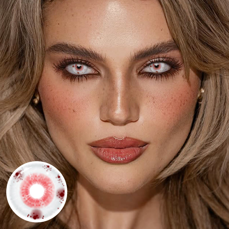 MYEYEBB Crimson Mirage White Cosplay Colored Contact Lenses - image 4
