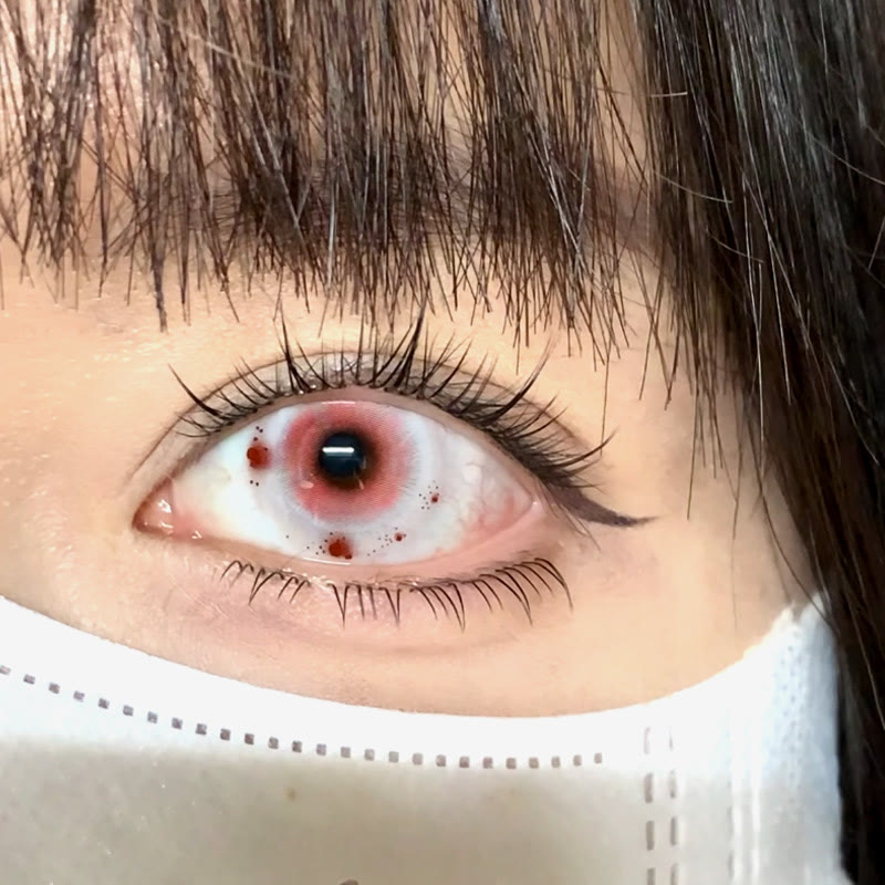 MYEYEBB Crimson Mirage White Cosplay Colored Contact Lenses - image 2