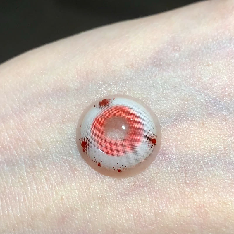 MYEYEBB Crimson Mirage White Cosplay Colored Contact Lenses - image 3