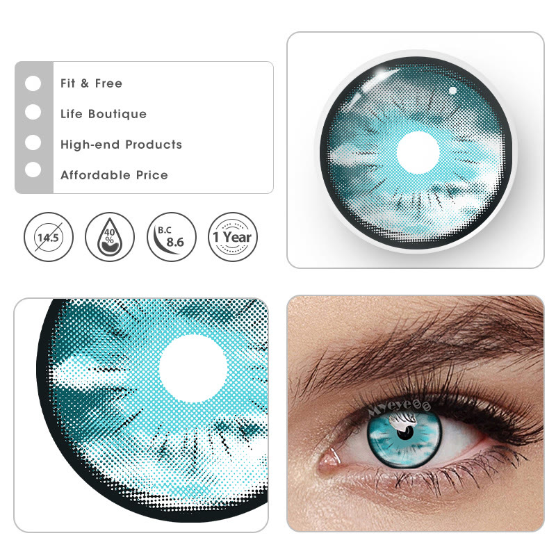 MYEYEBB Cursed Blue Cosplay Colored Contact Lenses - image 10