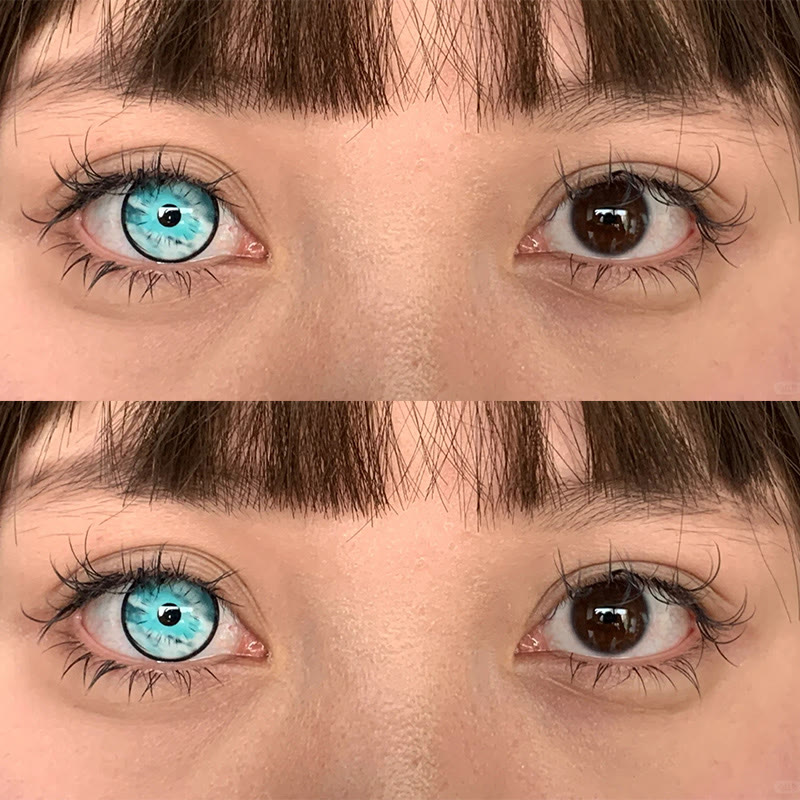 MYEYEBB Cursed Blue Cosplay Colored Contact Lenses - image 3