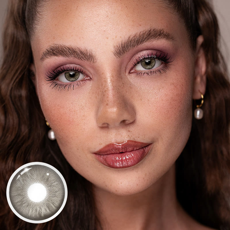 MYEYEBB Barbie Taylor Honey Brown Prescription Colored Contact Lenses - image 2