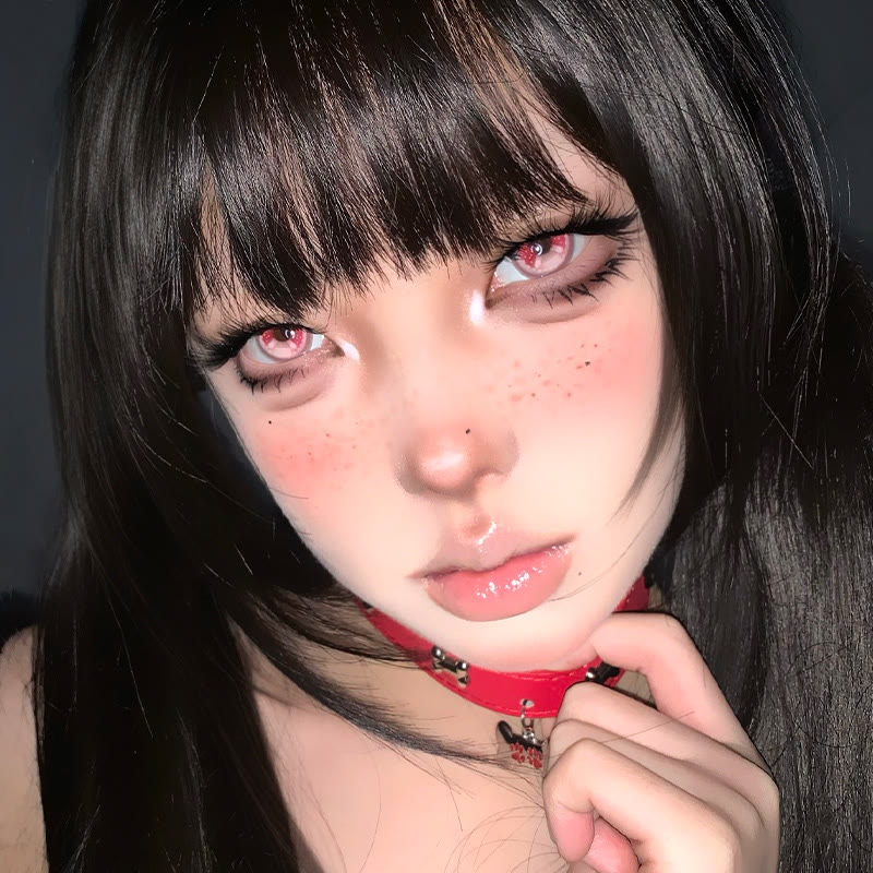 MYEYEBB Stitch Button Pink Cosplay Colored Contact Lenses丨1 Day - image 4