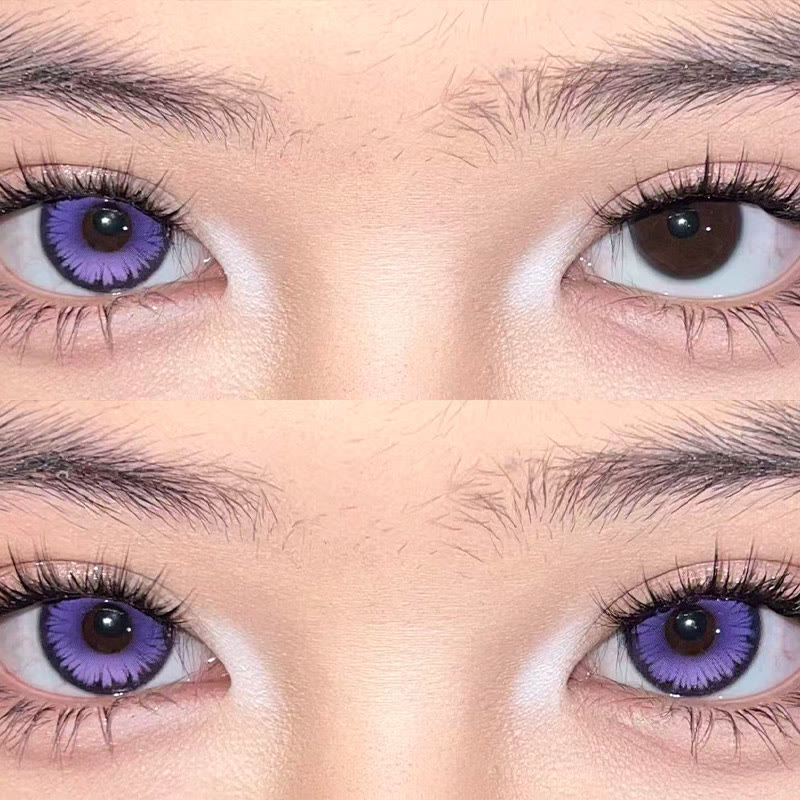 MYEYEBB Butterfly Petal Violet Prescription Colored Contact Lenses丨6 Months - image 3