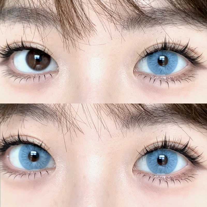 MYEYEBB Glacier Blue Prescription Colored Contact Lenses - image 3