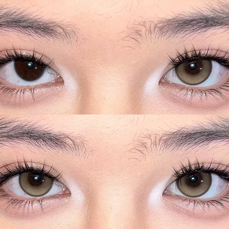 MYEYEBB Lemon Brown Prescription Colored Contact Lenses - image 3