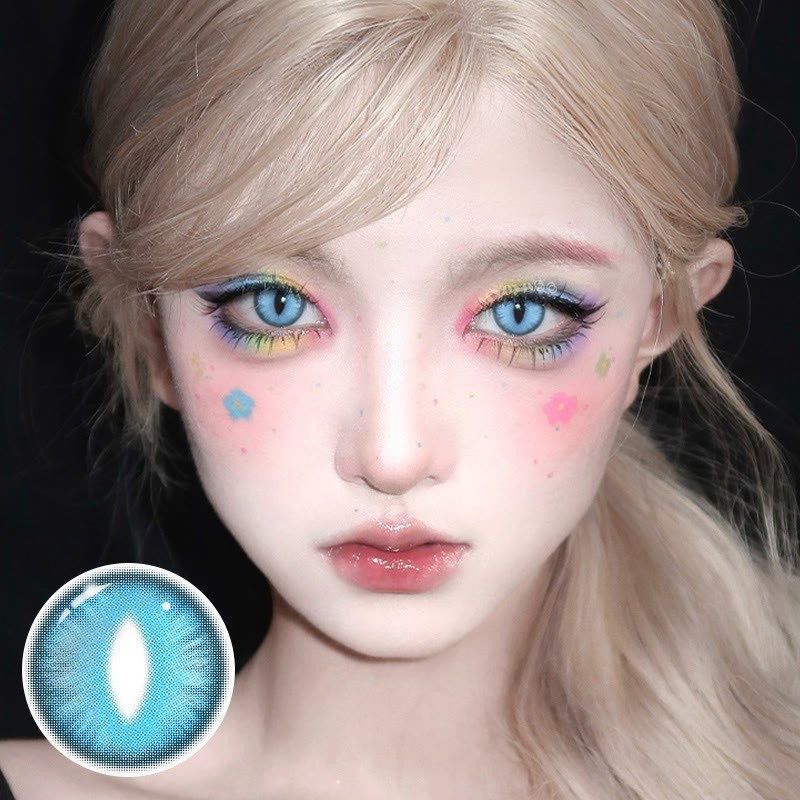 MYEYEBB Dragon Eye Blue Cosplay Colored Contact Lenses丨1 Day - image 2