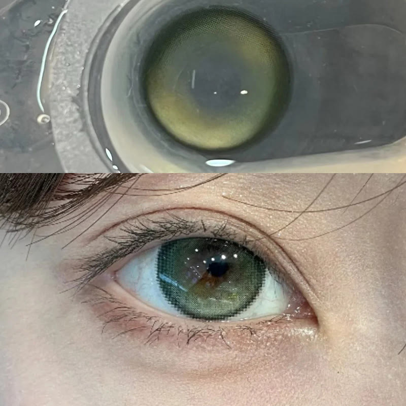 MYEYEBB Aura Tint Green Colored Contact Lenses | 6 Months - image 3
