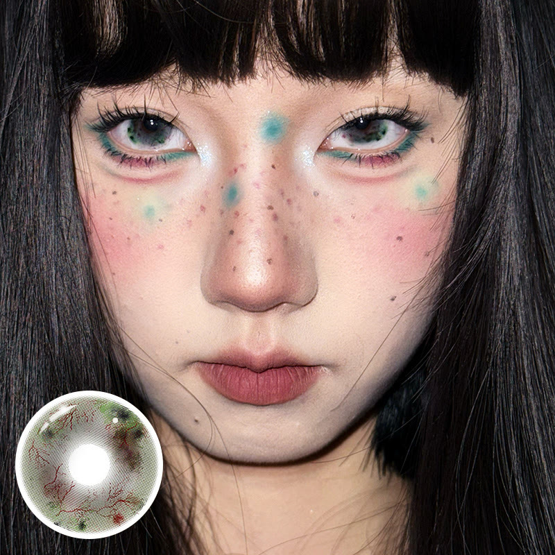 MYEYEBB Rotten Soul Green Cosplay Colored Contact Lenses丨1 Day - image 2