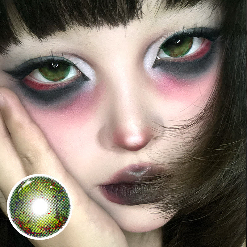 MYEYEBB Venom Realm Green Cosplay Colored Contact Lenses丨1 Day - image 2