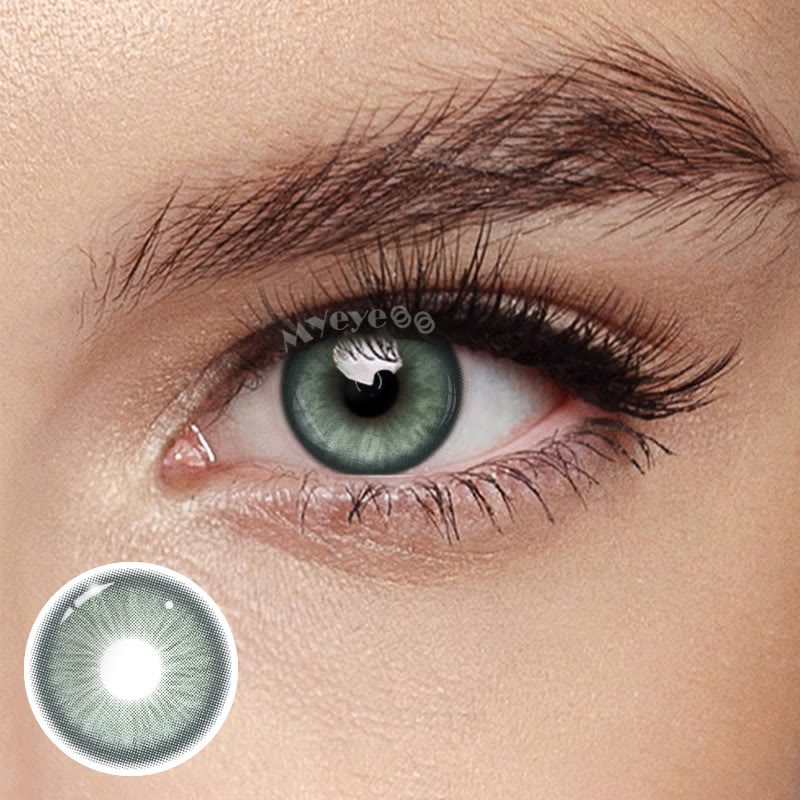 MYEYEBB Aloe Green Colored Contact Lenses - Aloe Green - 0.00 - FA68-2 - image 1