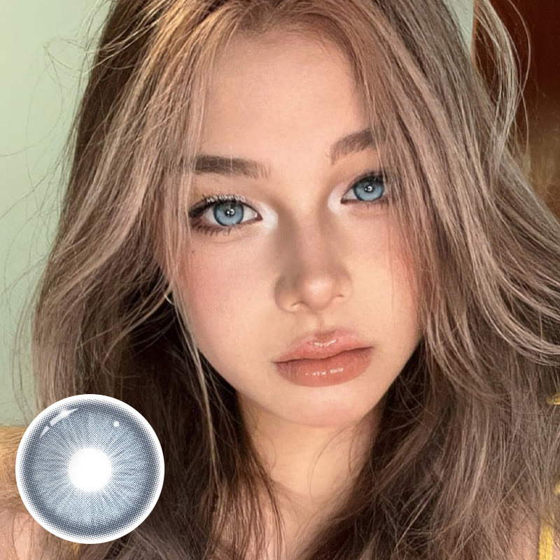 MYEYEBB Aloe Blue Colored Contact Lenses - image 2